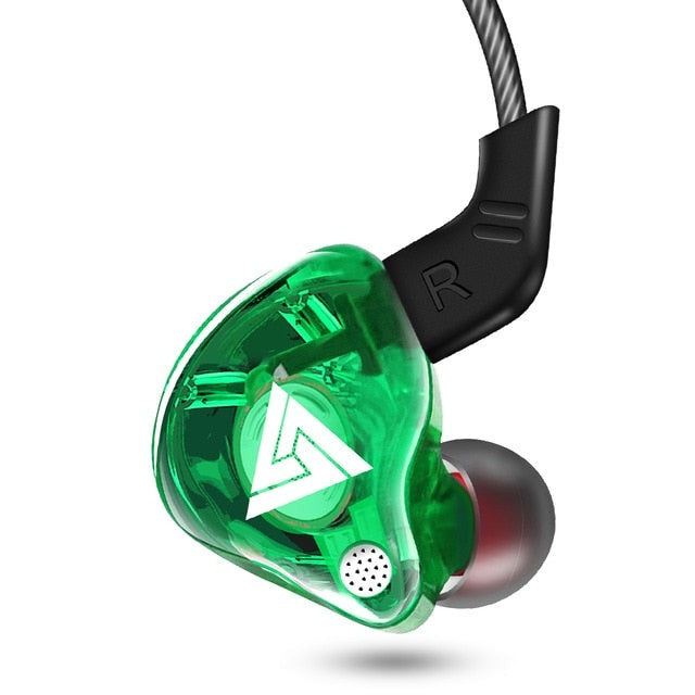 QKZ AK6 HIFI Fone de ouvido in-ear monitor de palco